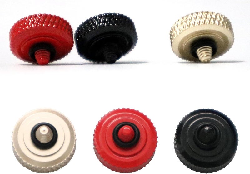 DJDIRY 3 Pack Camera Shutter Button with Rubber O-Ring, Concave Shutter Release Button Compatible with Fujifilm, Hasselblad, Rolleiflex, Nikon - Image 4